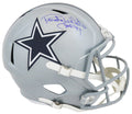 Randy White Signed Cowboys Riddell Full Size Speed Replica Helmet w/HOF'94 (In Blue) - WHIREP314 - Randy White Signed Cowboys Riddell Full Size Speed Replica Helmet w/HOF'94 (In Blue) product image