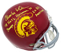 Charles White Signed USC Trojans Riddell Full Size Replica Helmet w/78 Nat'l Champs, Heisman 79, 2x All American - WHIREP321 - Charles White Signed USC Trojans Riddell Full Size Replica Helmet w/78 Nat'l Champs, Heisman 79, 2x All American product image