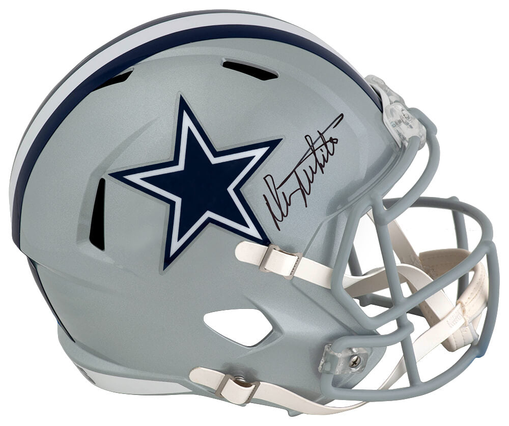 Danny White Signed Dallas Cowboys Riddell Full Size Speed Replica Helmet - WHIREP330 - Danny White Signed Dallas Cowboys Riddell Full Size Speed Replica Helmet product image