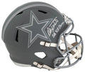 Danny White Signed Dallas Cowboys SLATE Riddell Full Size Speed Replica Helmet w/SB XII Champs - WHIREP332 - Danny White Signed Dallas Cowboys SLATE Riddell Full Size Speed Replica Helmet w/SB XII Champs product image