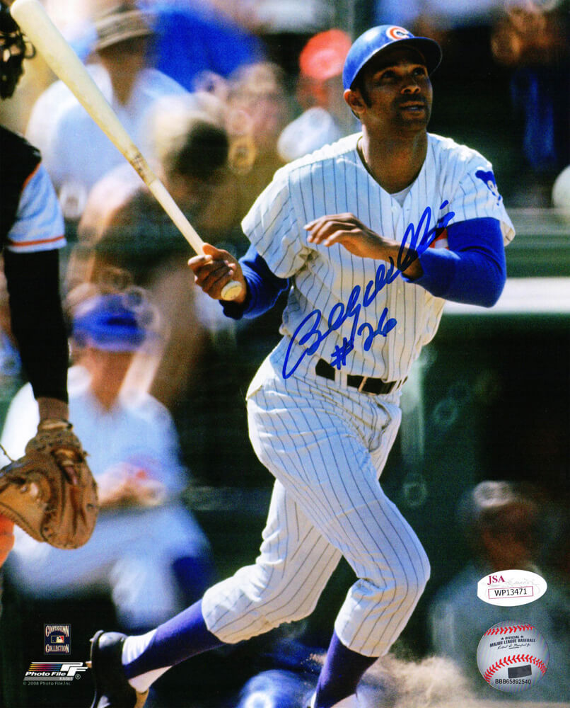 Billy Williams Signed Chicago Cubs Action 8x10 Photo w/#26 - WIL08P102 - Billy Williams Signed Chicago Cubs Action 8x10 Photo w/#26 product image