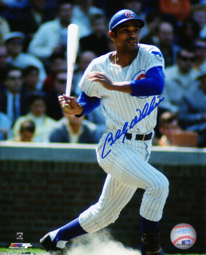 Billy Williams Signed Chicago Cubs Swinging 8x10 Photo - WIL08P103 - Billy Williams Signed Chicago Cubs Swinging 8x10 Photo product image