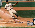 Maury Wills Signed Los Angeles Dodgers Sliding Into Home 8x10 Photo - WIL08P131TW - Maury Wills Signed Los Angeles Dodgers Sliding Into Home 8x10 Photo product image