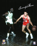 Lenny Wilkens Signed Atlanta Hawks Dribbling 8x10 Photo - WIL08P230 - Lenny Wilkens Signed Atlanta Hawks Dribbling 8x10 Photo product image