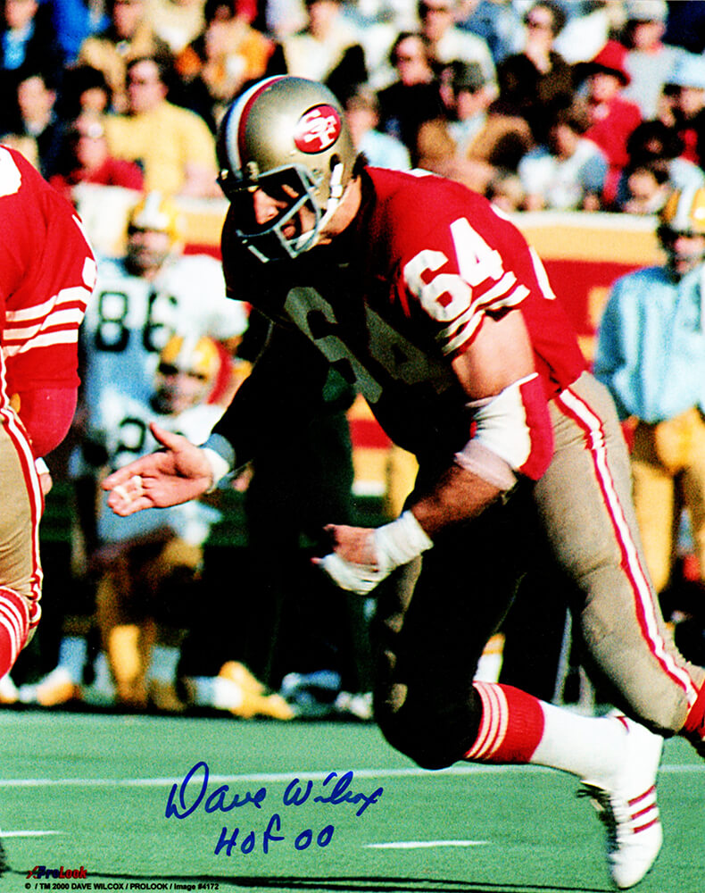 Dave Wilcox Signed San Francisco 49ers Action 8x10 Photo w/HOF'00 - WIL08P311 - Dave Wilcox Signed San Francisco 49ers Action 8x10 Photo w/HOF'00 product image