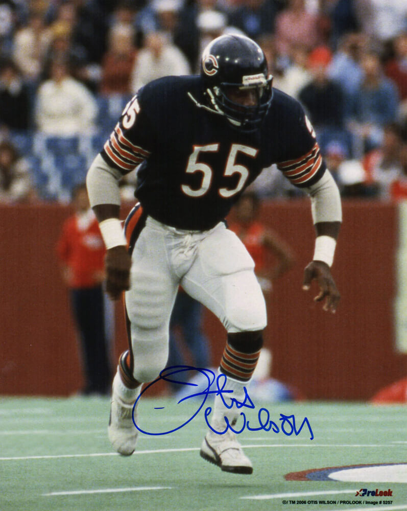 Otis Wilson Signed Chicago Bears Action 8x10 Photo - WIL08P330 - Otis Wilson Signed Chicago Bears Action 8x10 Photo product image