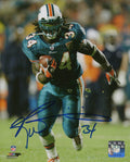 Ricky Williams Signed Miami Dolphins Rushing Action 8x10 Photo - WIL08P360 - Ricky Williams Signed Miami Dolphins Rushing Action 8x10 Photo product image