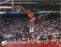 Dominique Wilkins Signed Atlanta Hawks One Hand Slam Dunk Action 16x20 Photo - WIL16P213 - Dominique Wilkins Signed Atlanta Hawks One Hand Slam Dunk Action 16x20 Photo product image