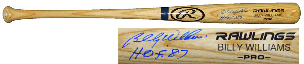 Billy Williams Signed Rawlings Blonde Name Engraved Baseball Bat w/HOF'87 - WILBAT104 - Billy Williams Signed Rawlings Blonde Name Engraved Baseball Bat w/HOF'87 product image