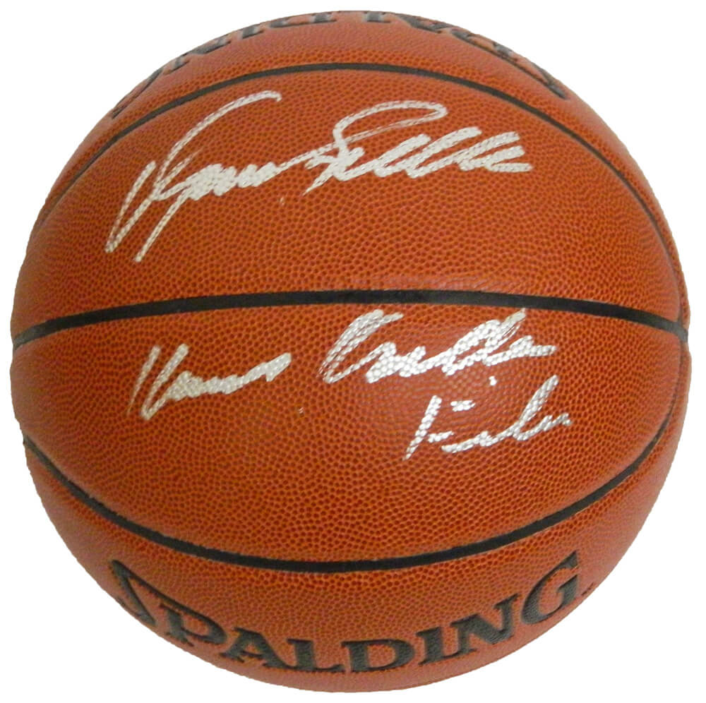 Dominique Wilkins Signed Spalding Indoor/Outdoor Basketball w/Human Highlight Film - WILBSK202 - Dominique Wilkins Signed Spalding Indoor/Outdoor Basketball w/Human Highlight Film product image