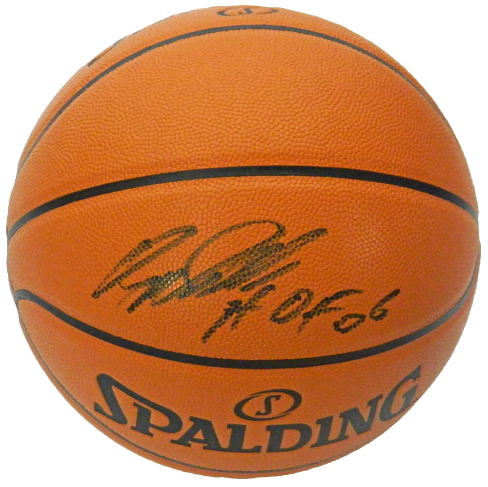 Dominique Wilkins Signed Spalding NBA Game Series Replica Basketball w/HOF'06 - WILBSK209 - Dominique Wilkins Signed Spalding NBA Game Series Replica Basketball w/HOF'06 product image