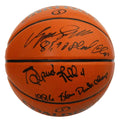 Dominique Wilkins & Spud Webb Dual Signed Spalding NBA Game Series Replica Basketball w/86 Dunk Champ, 85 & 90 Dunk Champ - WILBSK212 - Dominique Wilkins & Spud Webb Dual Signed Spalding NBA Game Series Replica Basketball w/86 Dunk Champ, 85 & 90 Dunk Champ product image