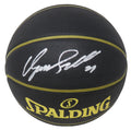 Dominique Wilkins Signed Spalding Elevation Black NBA Basketball - WILBSK214 - Dominique Wilkins Signed Spalding Elevation Black NBA Basketball product image