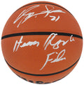 Dominique Wilkins Signed Wilson Indoor/Outdoor NBA Basketball w/Human Highlight Film - WILBSK222 - Dominique Wilkins Signed Wilson Indoor/Outdoor NBA Basketball w/Human Highlight Film product image