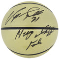 Dominique Wilkins Signed Wilson Gold NBA Basketball w/Human Highlight Film - WILBSK224 - Dominique Wilkins Signed Wilson Gold NBA Basketball w/Human Highlight Film product image