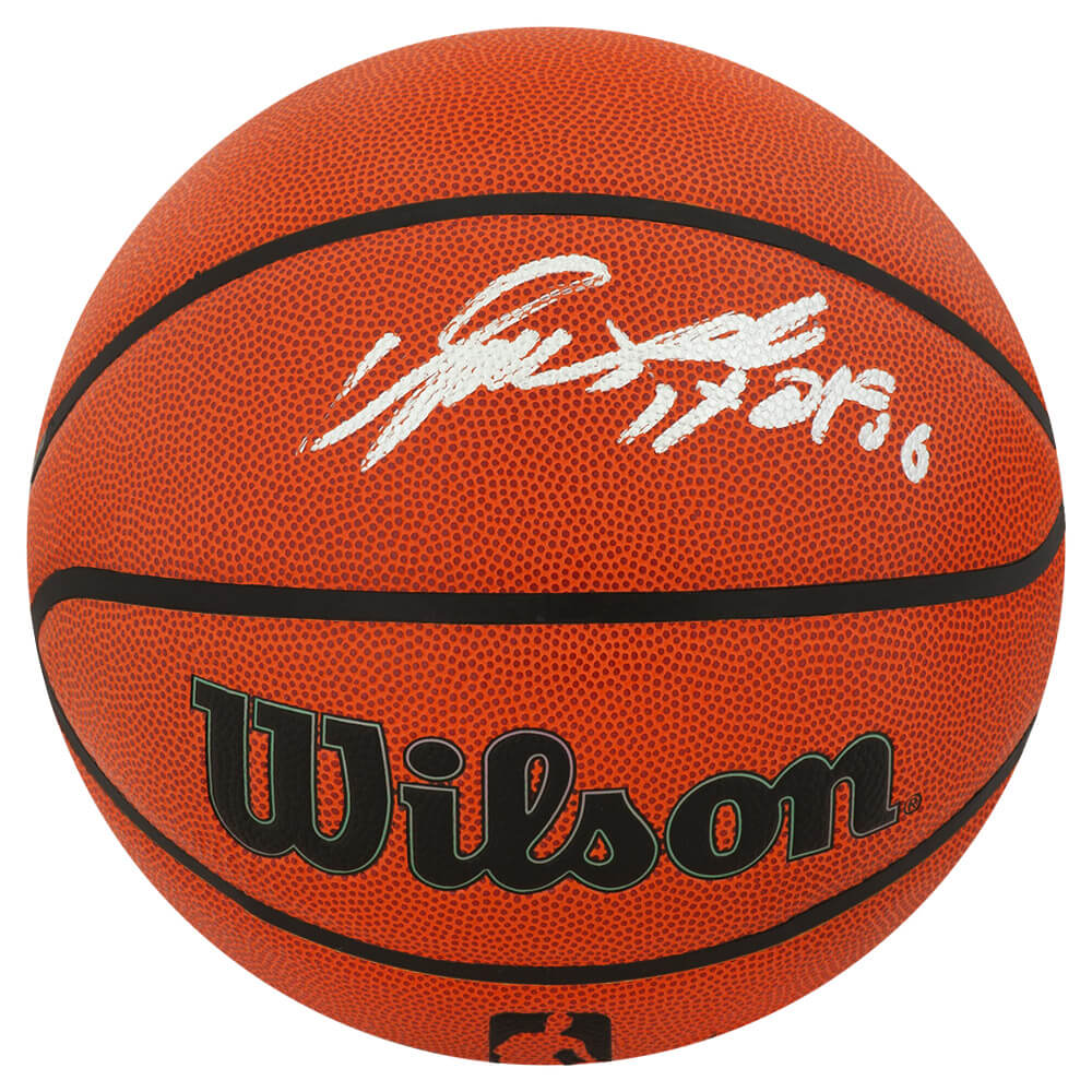 Dominique Wilkins Signed Wilson I/O NBA Basketball w/HOF'06 - WILBSK226 - Dominique Wilkins Signed Wilson I/O NBA Basketball w/HOF'06 product image