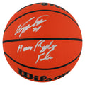 Dominique Wilkins Signed Wilson I/O NBA Basketball w/Human Highlight Film - WILBSK227 - Dominique Wilkins Signed Wilson I/O NBA Basketball w/Human Highlight Film product image