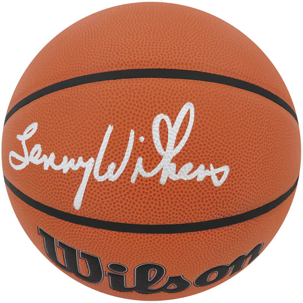 Lenny Wilkens Signed Wilson Indoor/Outdoor NBA Basketball - WILBSK234 - Lenny Wilkens Signed Wilson Indoor/Outdoor NBA Basketball product image