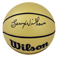 Lenny Wilkens Signed Wilson Gold Full Size NBA Basketball - WILBSK239 - Lenny Wilkens Signed Wilson Gold Full Size NBA Basketball product image