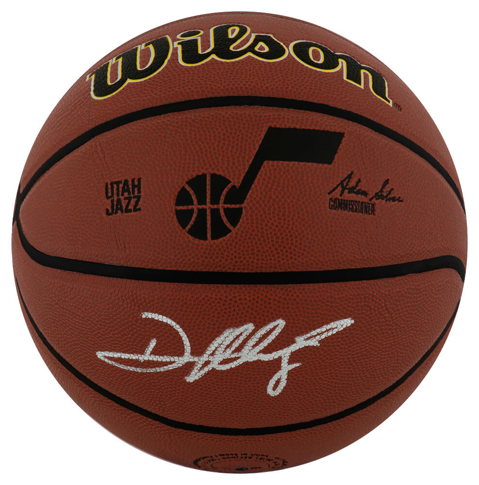 Deron Williams Signed Utah Jazz Logo Wilson NBA Basketball - WILBSK281 - Deron Williams Signed Utah Jazz Logo Wilson NBA Basketball product image