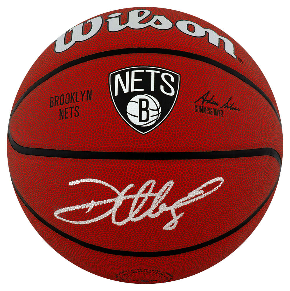 Deron Williams Signed Brooklyn Nets Logo Wilson NBA Basketball - WILBSK282 - Deron Williams Signed Brooklyn Nets Logo Wilson NBA Basketball product image