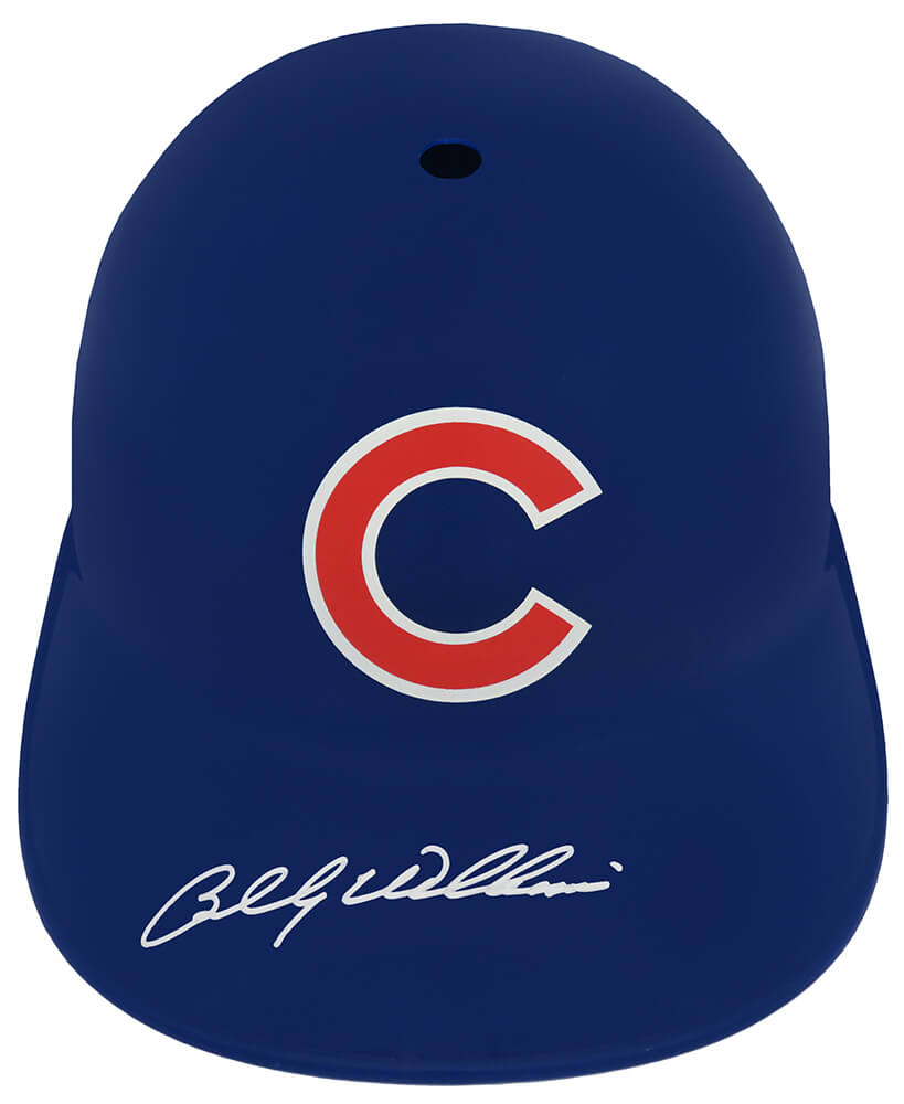 Billy Williams Signed Cubs Replica Batting Helmet - WILBTH100 - Billy Williams Signed Cubs Replica Batting Helmet product image
