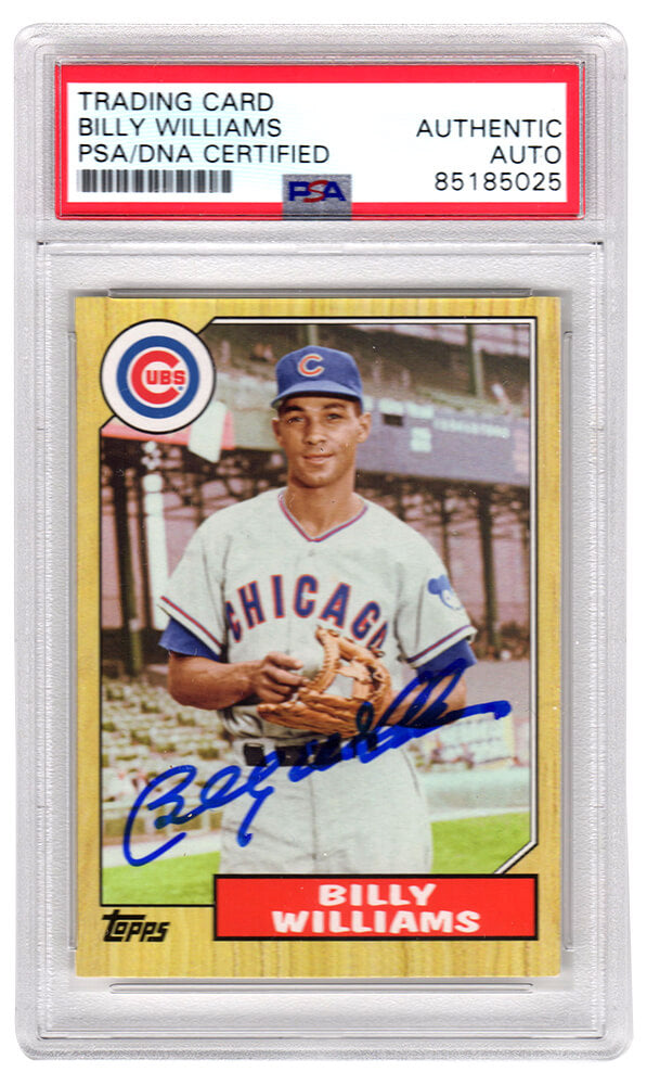 Billy Williams Signed Cubs 2013 Topps Baseball Trading Card #CUBS-16 - (PSA Encapsulated) - WILCAR106 - Billy Williams Signed Cubs 2013 Topps Baseball Trading Card #CUBS-16 - (PSA Encapsulated) product image