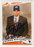 Deron Williams Signed Utah Jazz 2005 Topps Rookie Basketball Trading Card #223 - WILCAR220 - Deron Williams Signed Utah Jazz 2005 Topps Rookie Basketball Trading Card #223 product image