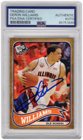 Deron Williams Signed Illinois 2005 Press Pass Old School Rookie Basketball Card #23 - (PSA Encapsulated) - WILCAR223 - Deron Williams Signed Illinois 2005 Press Pass Old School Rookie Basketball Card #23 - (PSA Encapsulated) product image