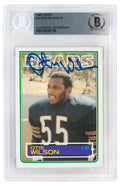 Otis Wilson Signed Chicago Bears 1983 Topps Rookie Football Card #41 - (Beckett Encapsulated) - WILCAR310 - Otis Wilson Signed Chicago Bears 1983 Topps Rookie Football Card #41 - (Beckett Encapsulated) product image