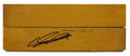 Dominique Wilkins Signed  8x3 Basketball Court Floor Piece - WILFLO200 - Dominique Wilkins Signed 8x3 Basketball Court Floor Piece product image