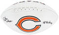 Otis Wilson Signed Jarden Chicago Bears Logo White Panel Full Size Football w/SB XX Champs - WILFTB312 - Otis Wilson Signed Jarden Chicago Bears Logo White Panel Full Size Football w/SB XX Champs product image