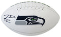 Russell Wilson Signed Seattle Seahawks White Logo Football (Wilson Hologram) - WILFTB360 - Russell Wilson Signed Seattle Seahawks White Logo Football (Wilson Hologram) product image