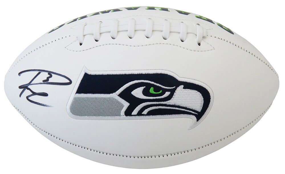 Russell Wilson Signed Seattle Seahawks White Logo Football (Wilson Hologram) - WILFTB360 - Russell Wilson Signed Seattle Seahawks White Logo Football (Wilson Hologram) product image