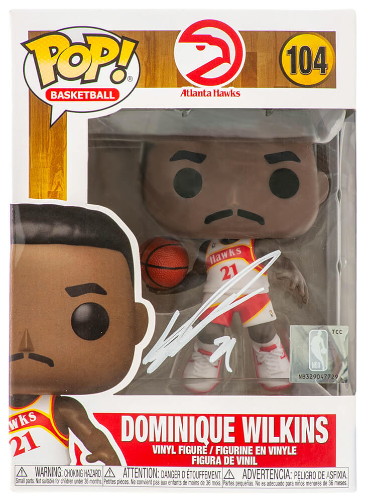 Dominique Wilkins Signed Hawks NBA Funko Pop Doll #104 - WILFUN202 - Dominique Wilkins Signed Hawks NBA Funko Pop Doll #104 product image