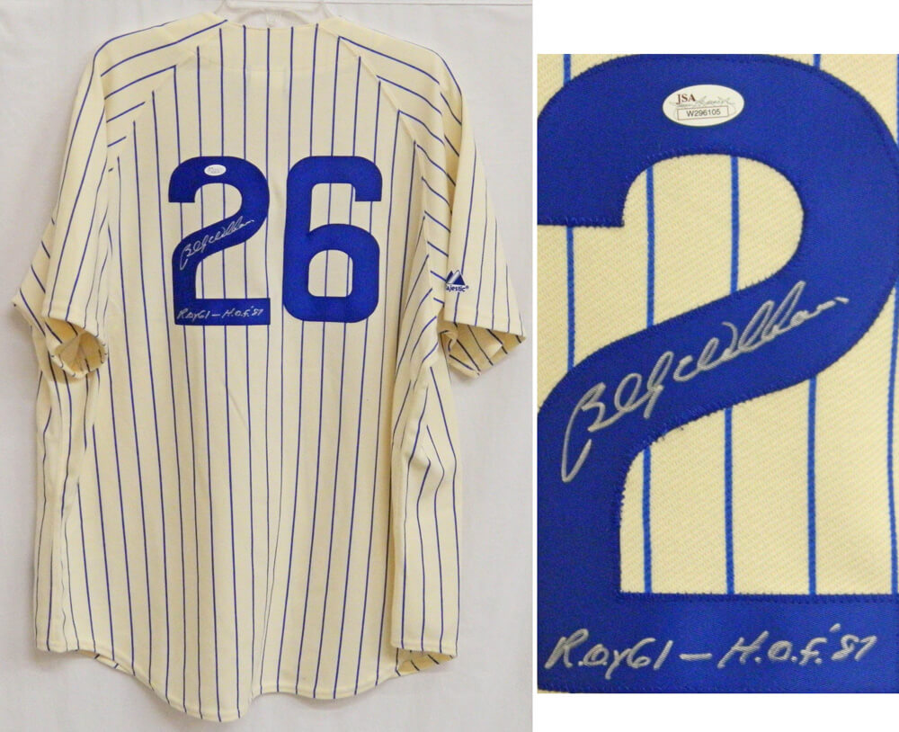 Billy Williams Signed Cubs Throwback Cooperstown Collection Jersey w/ROY'61 & HOF'87 - WILJRY101 - Billy Williams Signed Cubs Throwback Cooperstown Collection Jersey w/ROY'61 & HOF'87 product image