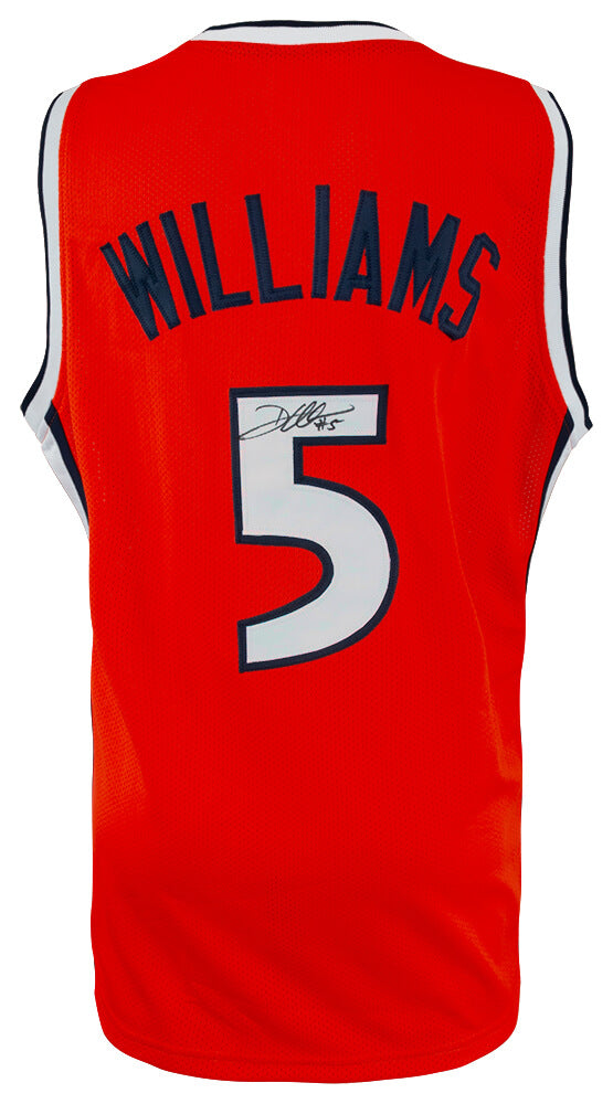 Deron Williams Signed Orange Custom College Basketball Jersey - WILJRY240 - Deron Williams Signed Orange Custom College Basketball Jersey product image