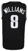 Deron Williams Signed Black Custom Basketball Jersey - WILJRY243 - Deron Williams Signed Black Custom Basketball Jersey product image