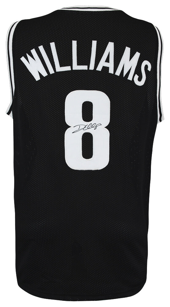 Deron Williams Signed Black Custom Basketball Jersey - WILJRY243 - Deron Williams Signed Black Custom Basketball Jersey product image