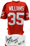 Aeneas Williams Signed Red Custom Football Jersey w/HOF'14 - WILJRY300 - Aeneas Williams Signed Red Custom Football Jersey w/HOF'14 product image