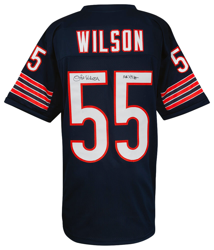Otis Wilson Signed Navy Custom Football Jersey w/SB XX 85 - WILJRY312 - Otis Wilson Signed Navy Custom Football Jersey w/SB XX 85 product image