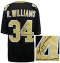 Ricky Williams Signed Black Custom Football Jersey w/Smoke Weed Everyday - WILJRY329 - Ricky Williams Signed Black Custom Football Jersey w/Smoke Weed Everyday product image