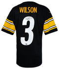 Russell Wilson Signed Pittsburgh Steelers Nike Black Replica Football Jersey - (Fanatics) - WILJRY332 - Russell Wilson Signed Pittsburgh Steelers Nike Black Replica Football Jersey - (Fanatics) product image