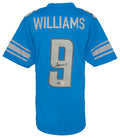 Jameson Williams Signed Blue Custom Football Jersey - (Beckett) - WILJRY340 - Jameson Williams Signed Blue Custom Football Jersey - (Beckett) product image