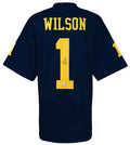 Roman Wilson Signed Navy Custom College Football Jersey (Beckett) - WILJRY347 - Roman Wilson Signed Navy Custom College Football Jersey (Beckett) product image