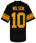 Roman Wilson Signed Black Custom Football Jersey (Beckett) - WILJRY348 - Roman Wilson Signed Black Custom Football Jersey (Beckett) product image