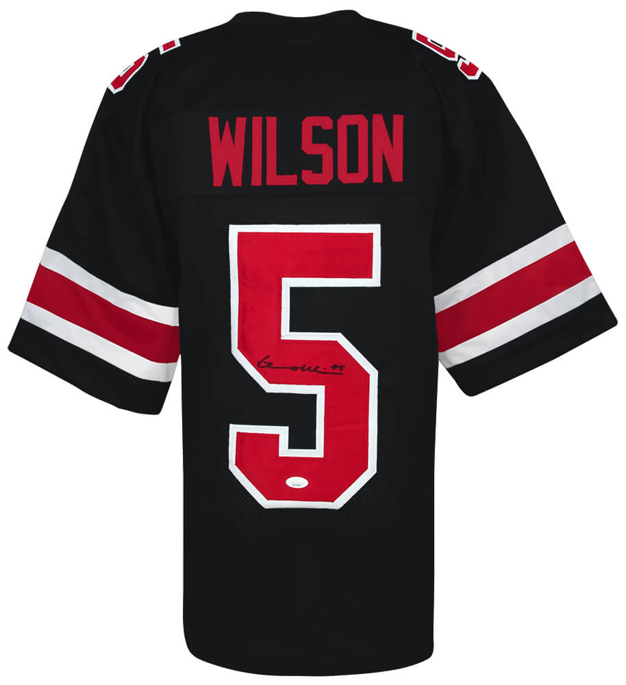 Garrett Wilson Signed Black Custom College Football Jersey - (JSA COA) - WILJRY355 - Garrett Wilson Signed Black Custom College Football Jersey - (JSA COA) product image