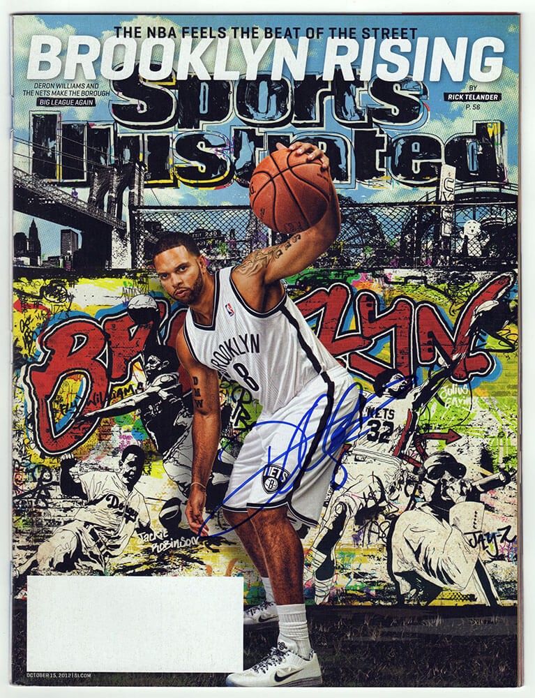 Deron Williams Signed Brooklyn Nets Sports Illustrated October 15, 2012 Original Magazine - (No Label) - WILMAG201 - Deron Williams Signed Brooklyn Nets Sports Illustrated October 15, 2012 Original Magazine - (No Label) product image