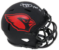 Aeneas Williams Signed Arizona Cardinals Eclipse Black Matte Riddell Speed Mini Helmet w/HOF'14 - WILMIN313 - Aeneas Williams Signed Arizona Cardinals Eclipse Black Matte Riddell Speed Mini Helmet w/HOF'14 product image