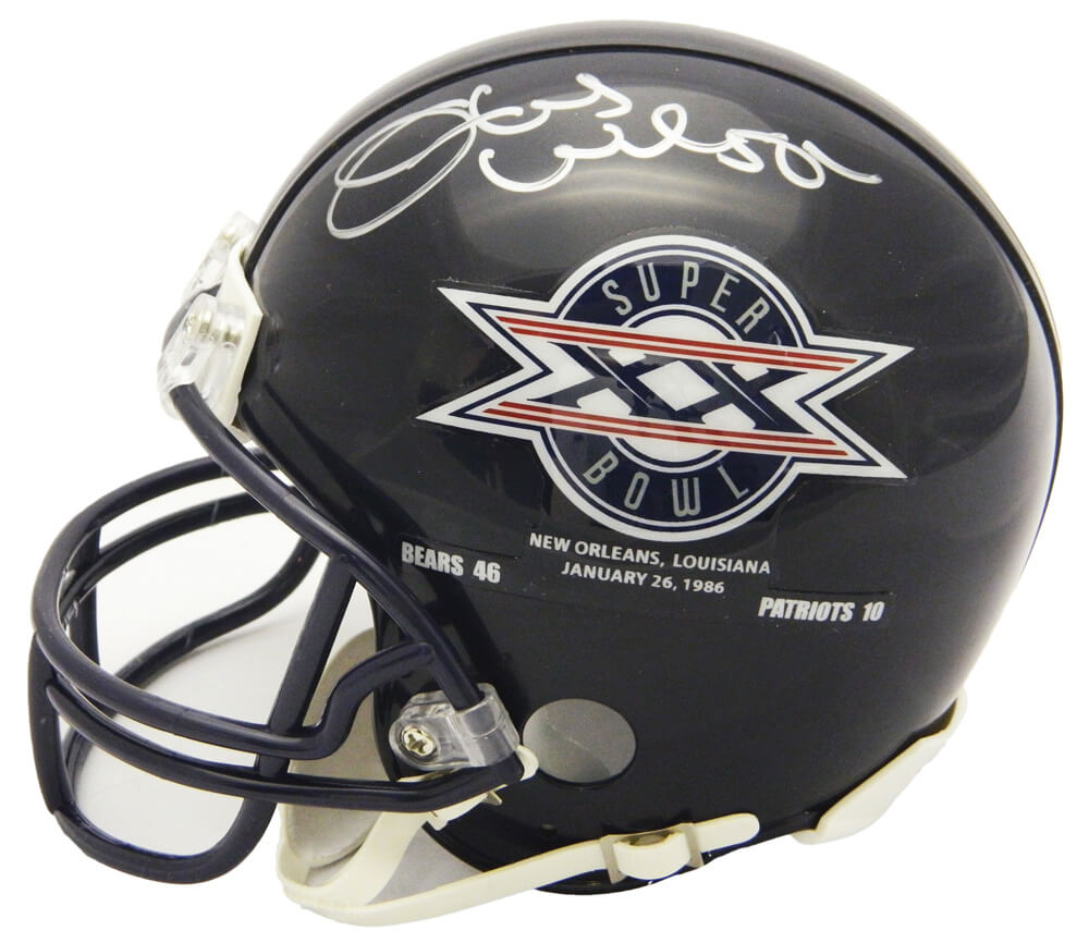 Otis Wilson Signed Chicago Bears / Super Bowl XX Champs Logo Riddell Mini Helmet - WILMIN320 - Otis Wilson Signed Chicago Bears / Super Bowl XX Champs Logo Riddell Mini Helmet product image